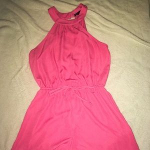 Bubble gum pink romper. Never worn!!